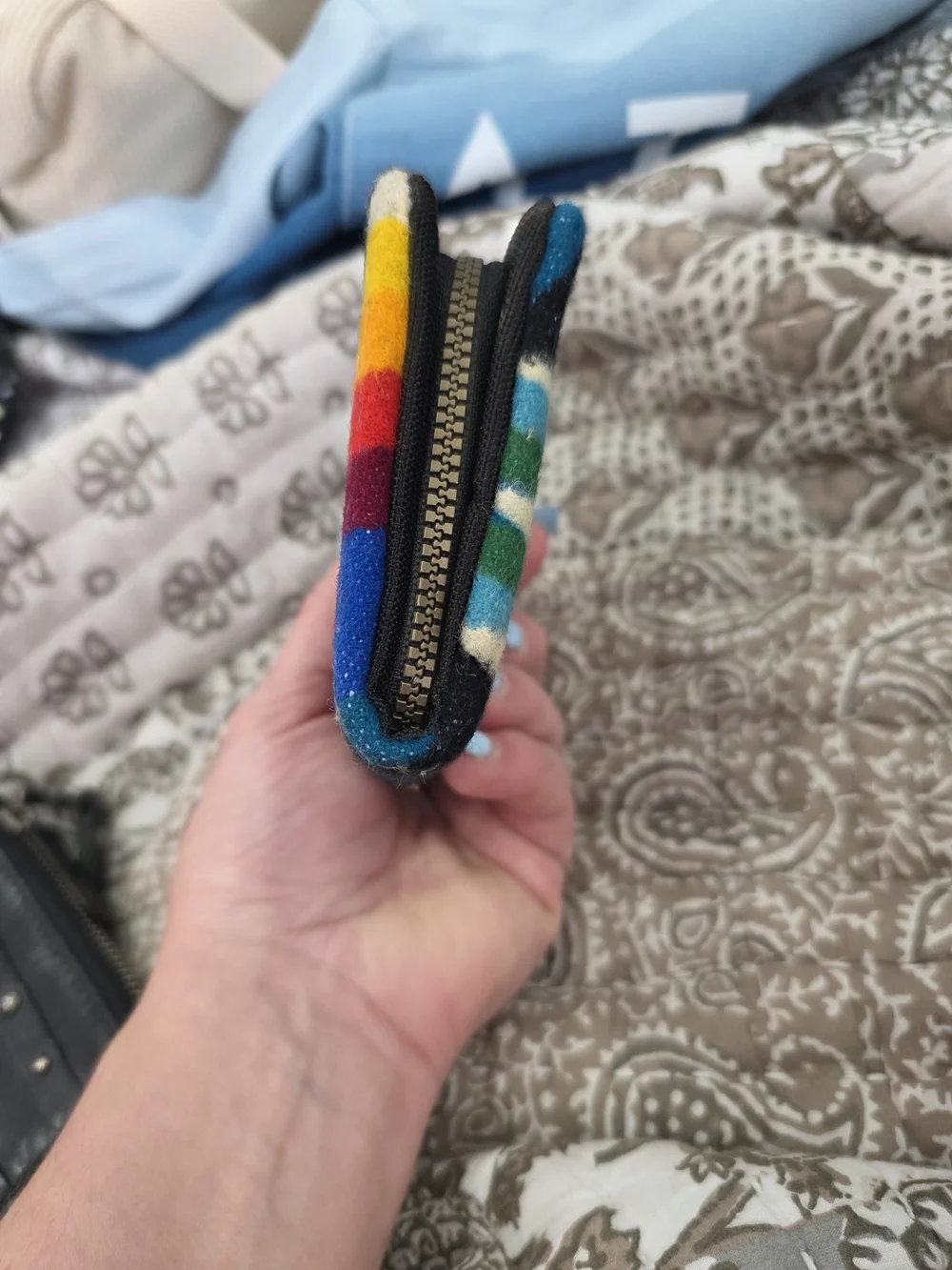 Pendleton Multicolor Wool Card Wallet - Picture 3 of 6